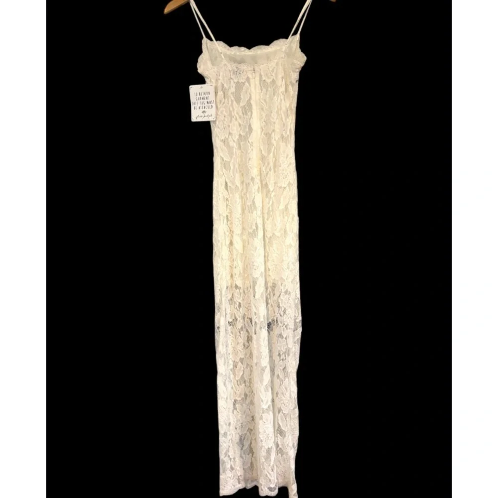 HEMANT & NANDITA for Free People Reet Lace Midi Dress NWT
